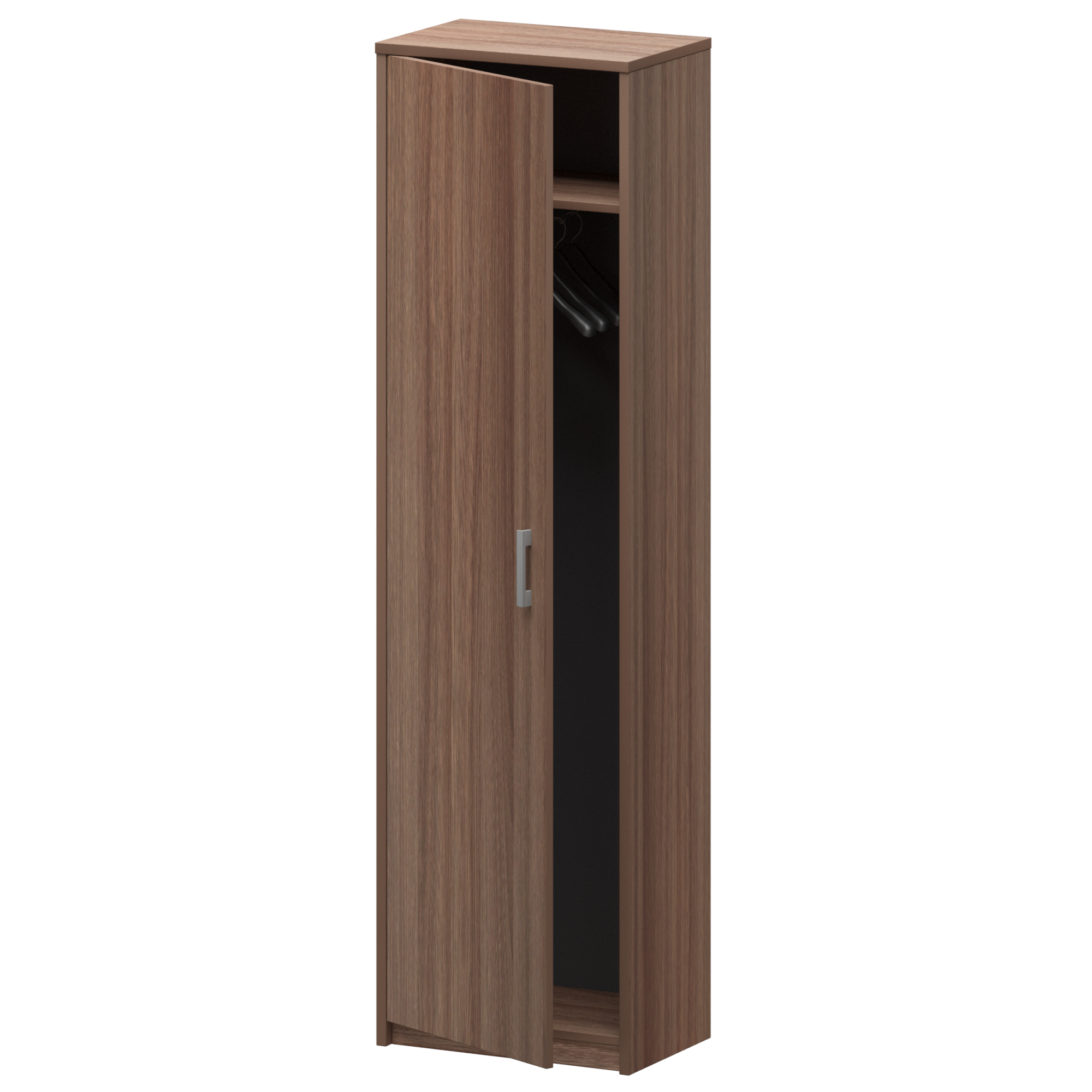 Изображение гардероб узкий арго а-308 темный шимо